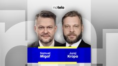 Hosťami Na telo boli Samuel Migaľ (Hlas) a Juraj Krúpa (SaS)