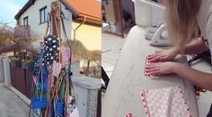 Krásny prejav solidarity: Krajčírstvo rozdáva rúška zadarmo, stačí si ich zvesiť z rúškovníka