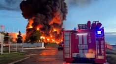 OBRAZOM: Bol to "boží trest" za piatkové raketové útoky na Ukrajinu, komentovali požiar na Kryme Ukrajinci