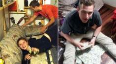 V starej smradľavej pohovke našli študenti hotový poklad