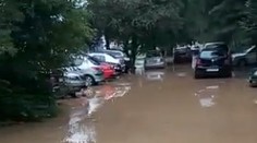 Zvolen po silnej búrke: Ulice a cesty pripomínajú bahenné kúpele