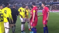 VIDEO: V zápase Južná Kórea - Kolumbia sa poriadne iskrilo. Vrcholom bolo rasistické gesto