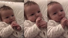 Len dvojmesačné bábätko prehovorilo. Prekvapilo mamu aj internet