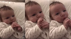 Len dvojmesačné bábätko prehovorilo. Prekvapilo mamu aj internet