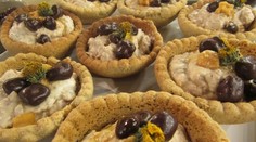 Plnené košíčky s mascarpone a topinamburom