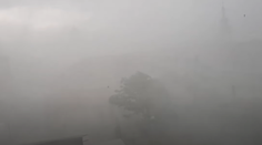 VIDEO: Cez Spiš sa prehnal downburst, nebolo vidno ani na krok