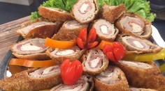 Sendvič s grilovaným kuracím mäsom a mozzarellou