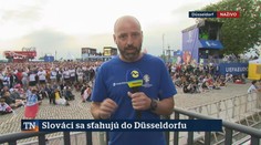 Frankfurt vymenia za Düsseldorf. Zažili sme atmosféru v dejisku druhého zápasu Slovákov