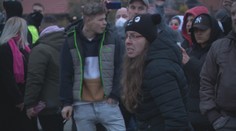 V Miloslavove protestovali desiatky ľudí. Polícia po hodine protest vytlačila