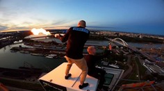 Šialený Ukrajinec späť v Bratislave: Vyšplhal sa na najvyššiu obytnú budovu na Slovensku