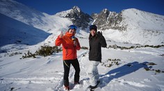 Ján Tribula zobral na hory Klaudiu Medlovú. Usmievavá Liptáčka prišla do Tatier so splitboardom