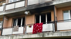 Tragický požiar v Dubnici nad Váhom. Žena ušla z horiaceho bytu, muža (†50) našli bez známok života