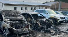 VIDEO: Pomôžte pri stotožnení dvoch gaunerov. Päť áut najprv obliali benzínom a potom podpálili