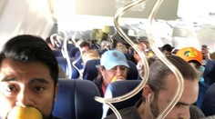 VIDEO zvnútra lietadla, ktorému vybuchol motor: Pasažier chvíle hrôzy vysielal na Facebooku