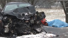 Husté sneženie a letné gumy. Vodičovi pri Duplíne sa to stalo osudným