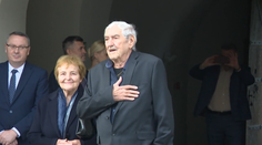 Štefan Kvietik oslávil okrúhle jubileum. Oslavy v rodnom kraji ho dojali k slzám