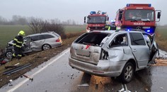 Čelná zrážka na Záhorí. Zasahovali všetky záchranné zložky