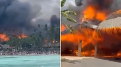 VIDEO: Požiar luxusného dovolenkového rezortu má jednu obeť. Evakuovali takmer 1700 ľudí