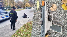 Na sídlisku v Nitre zasahovali policajti. Muž sa tam prechádzal so zbraňou a nakrúcal sa na mobil