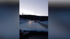 Na cestách si dávajte pozor. Jeden úsek na severe Slovenska sa premenil na klzisko