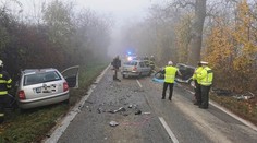 Pri čelnej zrážke za hustej hmly pri Šenkviciach vyhasol život vodiča