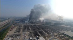 OBRAZOM: Čína po výbuchu. Na oblohe sa objavil mrak v tvare hríba