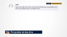 Tri pruhy sú len dva