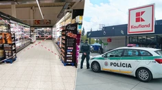 Poplach v Kauflande v Žiline: Po úniku látky skončilo šesť ľudí v opatere záchranárov
