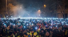 Maďarská verejnoprávna televízia nesplnila požiadavky demonštrantov