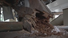 V spoločenskom dome v Novom Meste nad Váhom sa zrútila strecha, iba pred pár dňami sa tam konala svadba