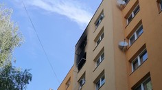 FOTO: Dramatické ráno v Žiline. Požiar na sídlisku Vlčince úplne zničil byt
