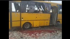 Strela ukrajinských separatistov zasiahla autobus, 10 mŕtvych