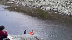 VIDEO: Poburujúce zábery z Tatier. V plese sa veselo kúpali rakúski turisti
