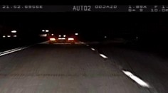 Šialená jazda zachytená na videu. Vodič prekročil rýchlosť o stovku