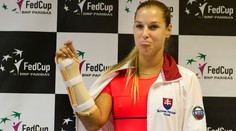 Zranená Cibulková proti Holandsku nenastúpi, nahradí ju Hantuchová