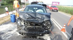 Pri nehode v Hornej Seči sa zranili štyri malé deti