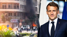 VIDEO: Neďaleko hotela, kde je ubytovaný Macron, explodovali výbušniny