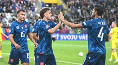 Slovensko oslavuje druhý triumf v Lige národov. Proti Kazachom rozhodol presnou hlavičkou Hancko