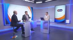 Hosťami prvej politickej debaty na TN live boli Samuel Migaľ a Martin Dubéci