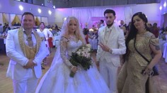 Na pravej rómskej svadbe v Nitre: Mladý muzikant a modelka z Írska sa zoznámili cez internet