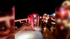 FOTO: Priam zázrakom všetci vyviazli živí: Na R1 sa zrazilo až šesť áut