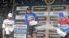 Saganovi ušlo celkové víťazstvo na Tirreno-Adriatico o sekundu