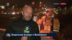 Dopravný kolaps v Bratislave