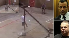 Uniklo video, ako si Pistorius kope so známym českým gangstrom