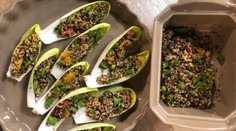 Quinoa s medvedím cesnakom