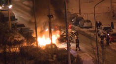 Prešovčan chcel ráno rozmraziť auto, zhorelo mu do tla