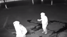 VIDEO: Tragikomickí zlodeji! Tehlou chcel rozbiť výklad, miesto toho ju hodil komplicovi do hlavy