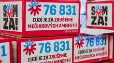 Via Iuris odovzdala petíciu za zrušenie amnestií, podpísalo ju cez 76 500 ľudí