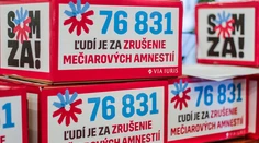 Via Iuris odovzdala petíciu za zrušenie amnestií, podpísalo ju cez 76 500 ľudí