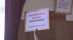 Vypätá atmosféra na Podpoľaní. Obyvatelia prišli vyjadriť nesúhlas s výstavbou prečerpávacej vodnej elektrárne